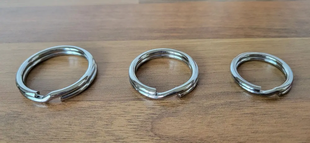 Klíčový kroužek KALENÝ - 3 velikosti