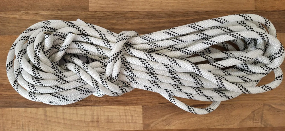 PA s jádrem 11 mm  - 16  m - bílá + černá