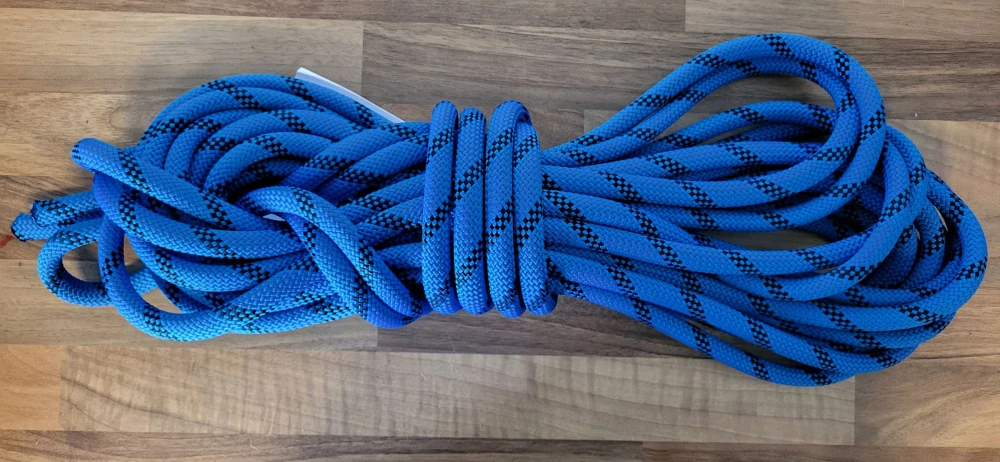 PA s jádrem 11 mm  - 13,5 m - modrá + černá