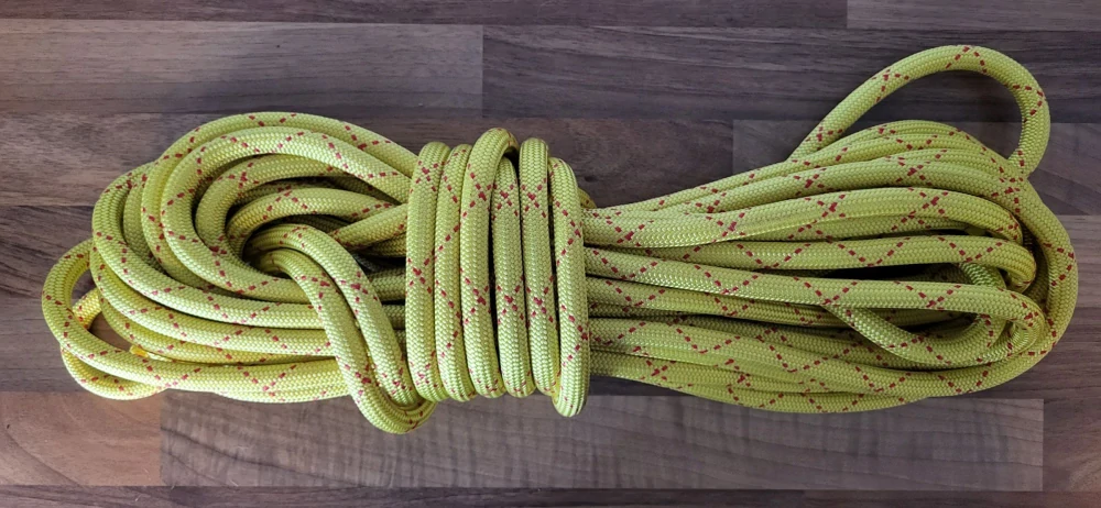 PA/PPV s jádrem 11 mm  - 16 m - žlutá + červená (plovoucí)