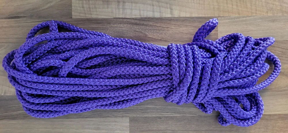 PPV bez jádra 10 mm  - 19 m - fialová (plovoucí)