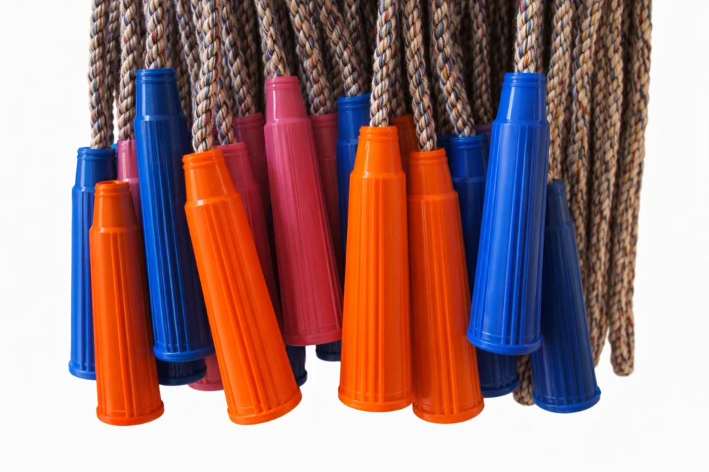 Švihadlo bavlněné 3 m s plastovými rukojeťmi