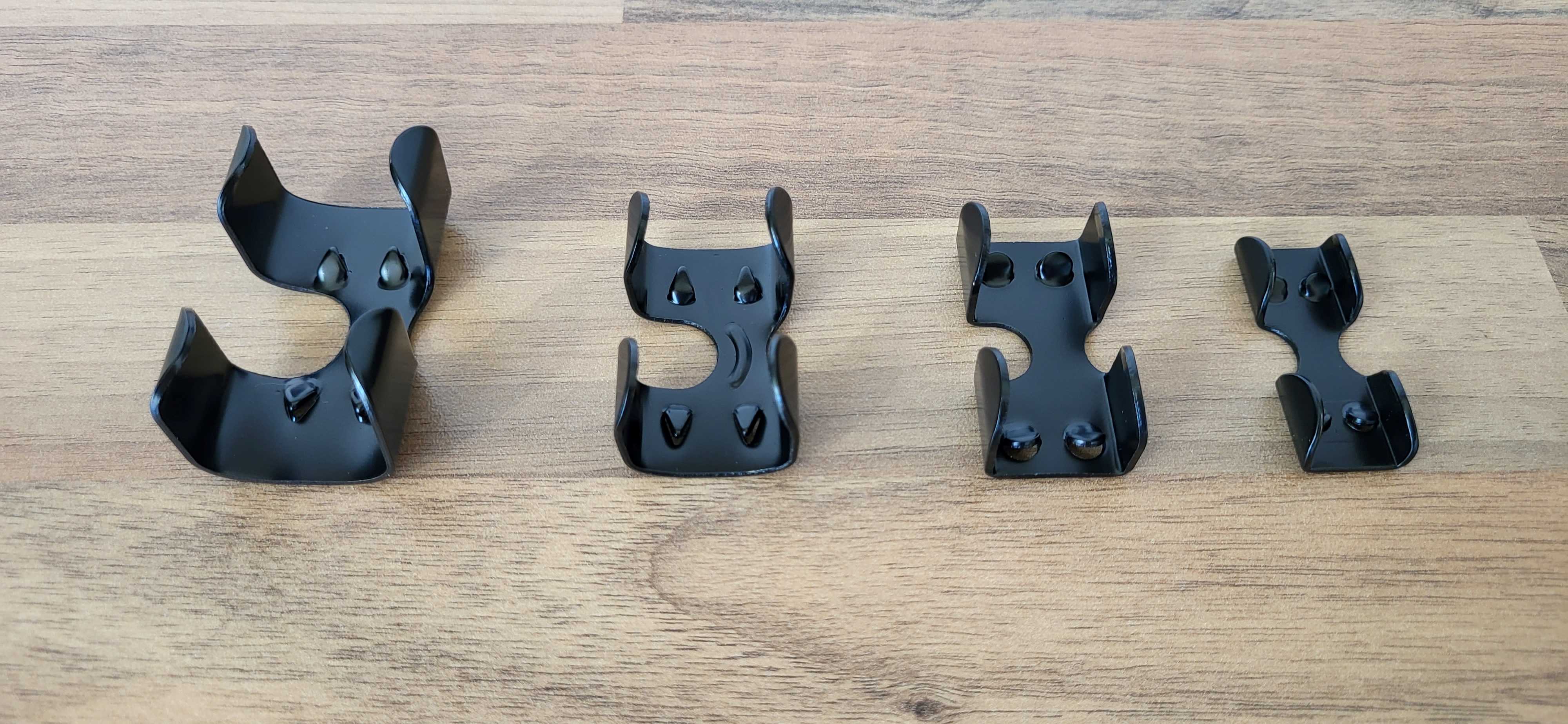 Svorka provazová plechová ČERNÁ pro vytvoření oka - 4 velikosti