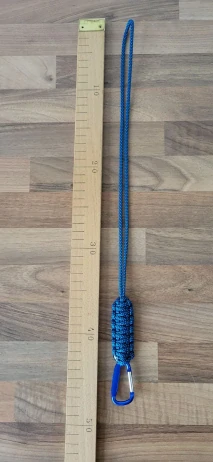 LIMITKA Paracord klíčenka - modrá