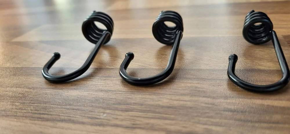 Koncovka - hák ke gumolanu (6 mm - 10 mm), černá