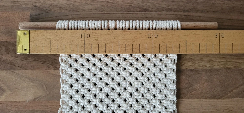 Macramé dekorace na zeď – bavlna (ruční výroba)