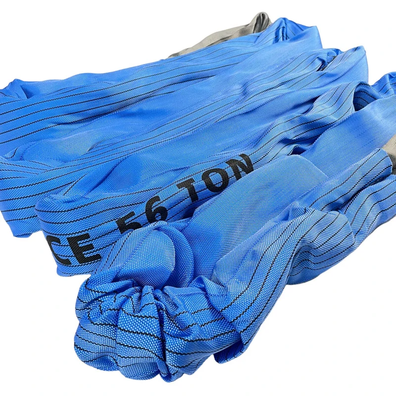 Tažné lano se dvěma oky a pevností 56 tun - délka 6 m