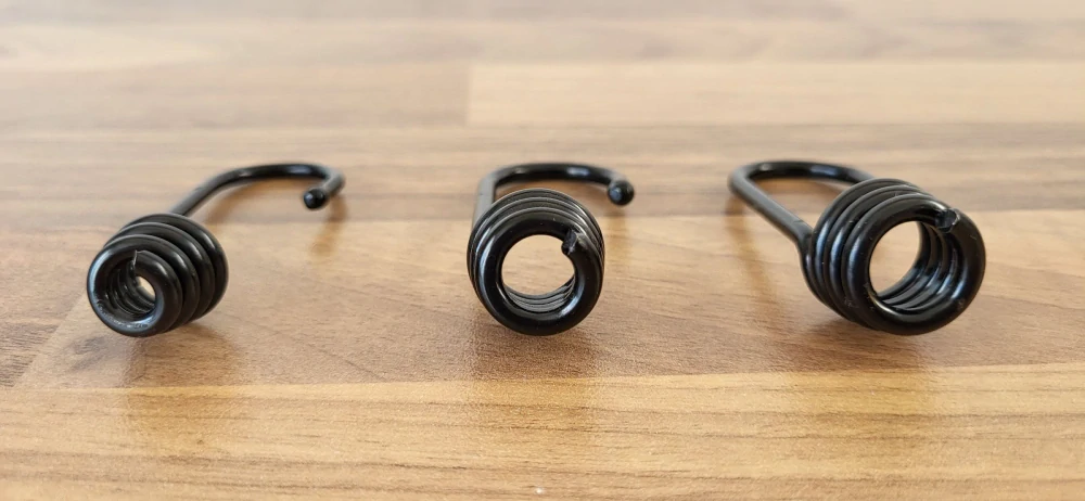 Koncovka - hák ke gumolanu (6 mm - 10 mm), černá