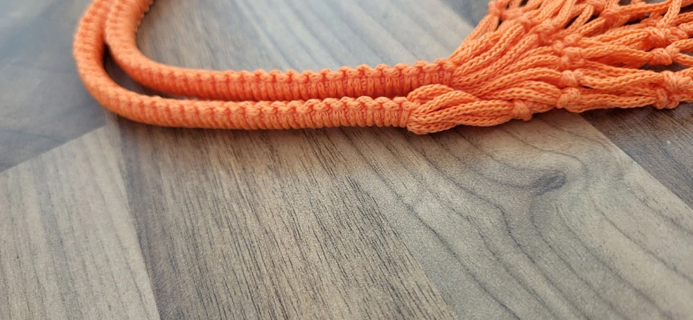 Síťovka | ruční výroba | - oranžová + červená