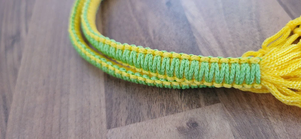 Síťovka | ruční výroba | zelená + žlutá