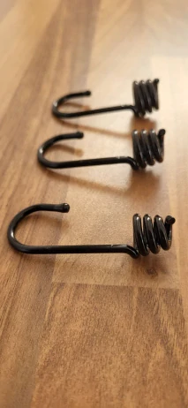 Koncovka - hák ke gumolanu (6 mm - 10 mm), černá