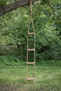 Lanový žebřík z juty | ruční výroba | český výrobek