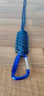 LIMITKA Paracord klíčenka - modrá