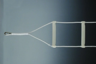 Provazový žebřík s atestem | polyamid | plastové příčky