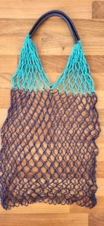 Síťovka | ruční výroba | světle + tmavě modrá