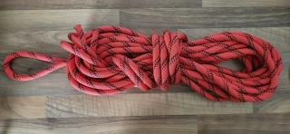 PA s jádrem 11 mm - 13,5 m - červená + černá