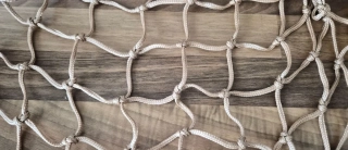 Síť 3 mm - 1,5 x 2 m, oka 5x5 cm, béžová 