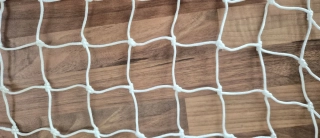 Síť 2 mm - 1,5 x 2 m, oka 5x5 cm, bílá