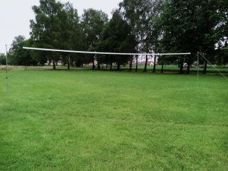 Volejbalová síť BASIC BLACK – kompletní set | Česká výroba